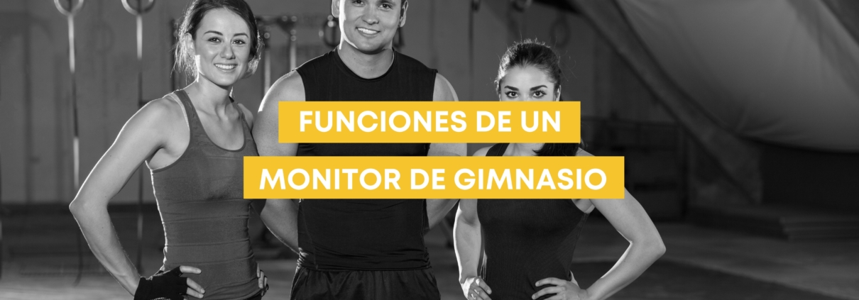 Funciones de un monitor de gimnasio